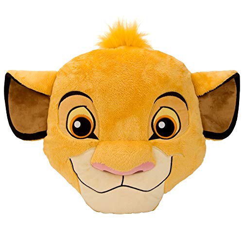 Disney Store Coj&iacute;n Grande con Cara de Simba 37cm - El Rey Le&oacute;n