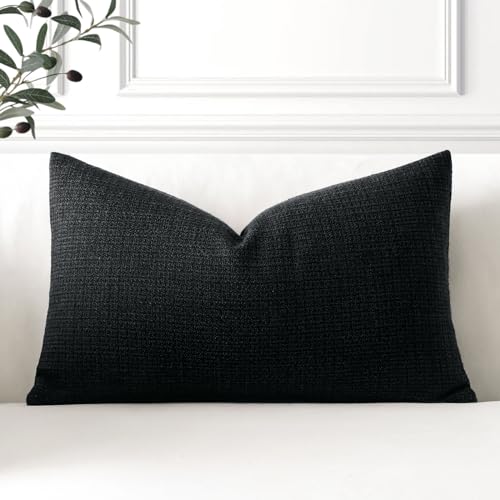 Artscope Juego de 1 Fundas de Cojines Decorativas Cuadradas de Lino 40 x 60 cm para Decoraci&oacute;n del...