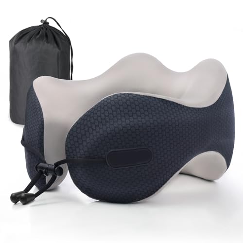 Radikor Almohada de Viaje, Cojin Cuello Viaje de Espuma Memoria, Ergon&oacute;mica Almohada Cervical para...