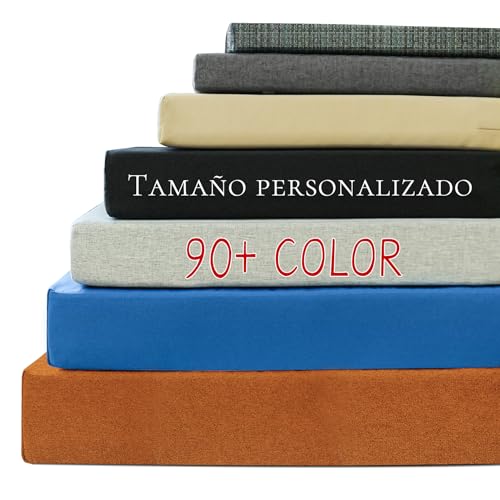 ROFIELTY Cojín de Banco de tamaño Personalizado para Muebles de Patio de Interior/Exterior,...