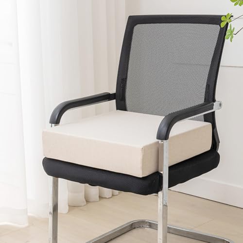 YOUGANG Coj&iacute;n extra grueso para asiento de silla, coj&iacute;n cuadrado de 40/45/50 cm, cojines...