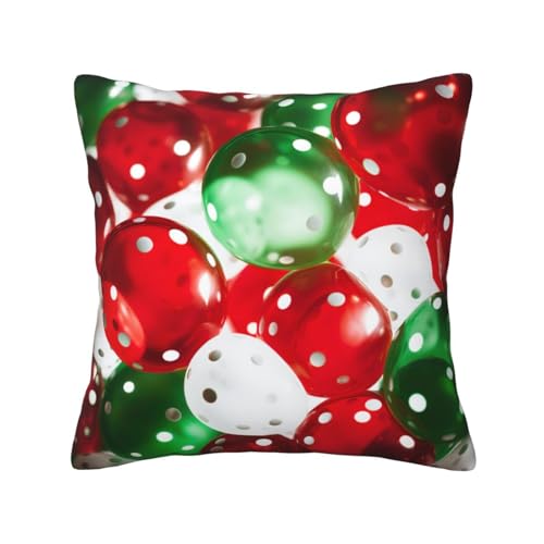 Luckily&Day Infinite - Funda de coj&iacute;n cuadrada con estampado moteado para decoraci&oacute;n del hogar,...
