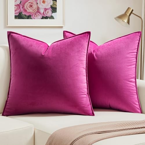 MIULEE Funda de Cojines para Sof&aacute; Funda de Almohadas de Terciopelo Suave Almohada Decorativa...
