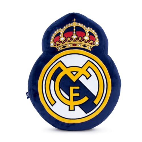 ARDITEX, Cojin Real Madrid, Real Madrid Ni&ntilde;o Decorar la Habitaci&oacute;n, Cojin Bordado con Forma de...