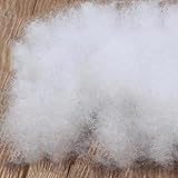 PEKITAS Relleno de Microfibra 1 Kg 100% Poliéster Tacto Suave Denso Fibra Hueca Siliconada Floca...