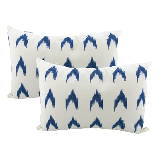 TRESMESTRES Fundas de Cojines para Cama Decorativos - Estilo Mediterr&aacute;neo, Colorido, Ikat -...