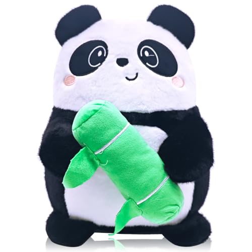 HOXSNII Mu&ntilde;eco de Peluche, 40CM Panda Cojines de Peluche Almohada de Felpa Juguetes de Peluche...