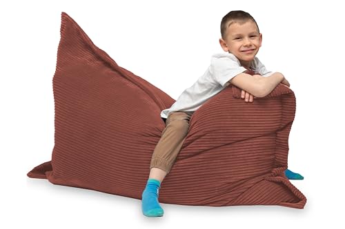 chilly pilley Bean Bag Coj&iacute;n De Suelo De Pana Puf Relleno De Poliestireno Puf Gigante Material De...