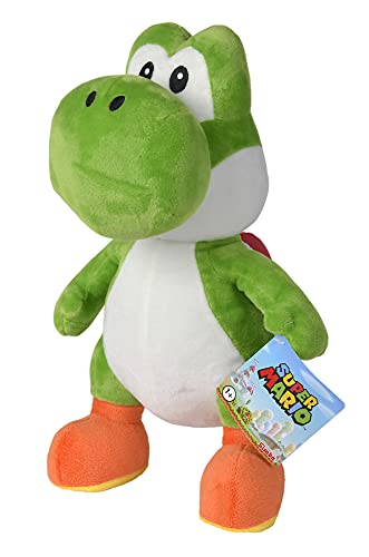 Simba Peluche Yoshi, 30 cm, Suave y Coleccionable del Universo Super Mario, Ideal para ni&ntilde;os y Fans...