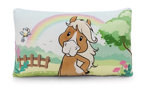 NICI- Cojín Caballo Holly K. Pony, marrón, Mullido, con diseño de Animal, niñas y Amantes de los...