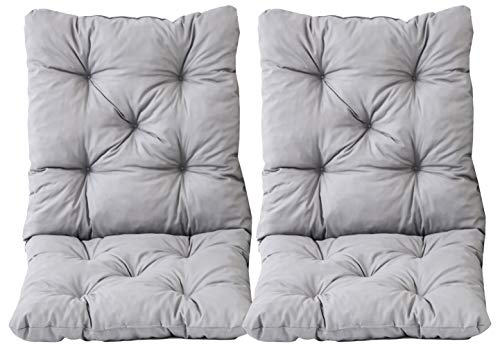 Ambientehome Java Exclusiv Hanko Juego de Cojines con respaldo para silla, 50% algodón, 50%...