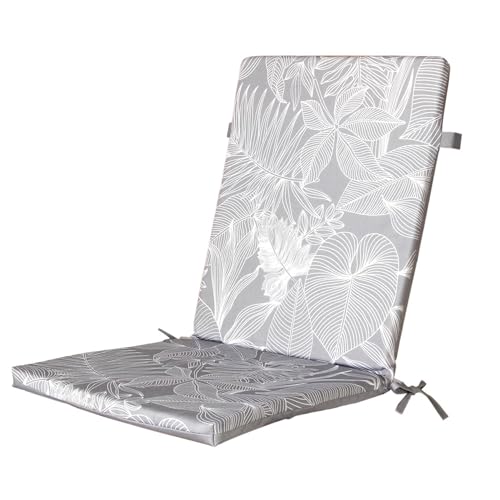 Atout Ciel - Coj&iacute;n para Silla de Exterior (90 x 40 cm, 6 Variantes), Color Gris