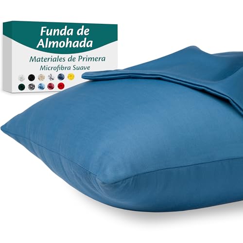 Flowen Fundas Almohada 30x50 de Microfibra Juego de 2 Fundas Cojin para Cama con Cremallera...