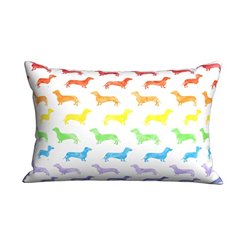 Fundas De Cojines Perro Salchicha Fundas De Cojín Sofá Modernas Almohada Caso, para Silla,...