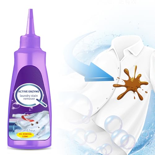 Multiuso Quitamanchas Ropa, Potente Quita Manchas para Ropa, Elimina Todo Tipo de Manchas, Apto para...