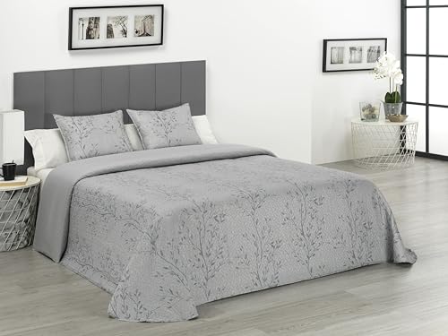 Donegal Collections Colcha Cama 150 - Colcha Bouti Cama 150/160 Estampada Reversible + 2 Cojines...