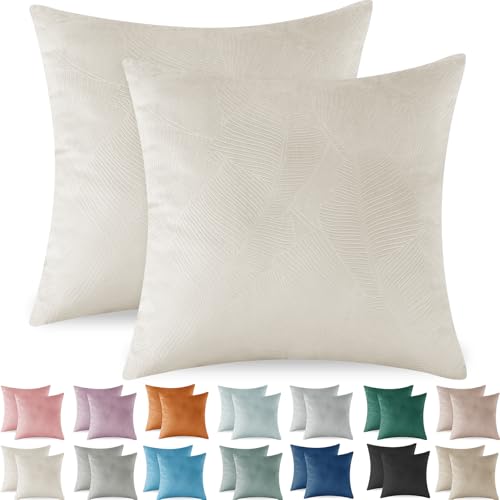 Ystyle Navidad 2 Piezas Funda Cojines Funda de Almohada de Terciopelo Cojin Moderno Decoraci&oacute;n...