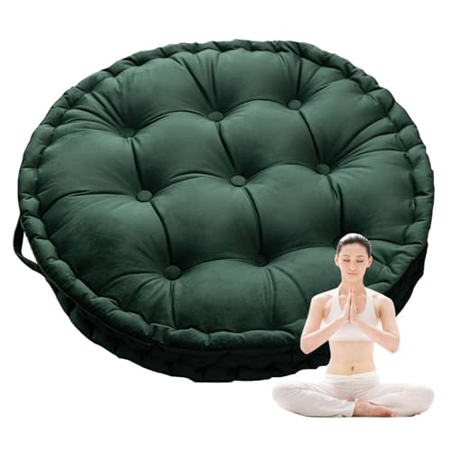 HLTQL Cojines De Suelo Redondos 60x60 Exterior Jardin Terraza Exterior Cojines Suelo Grandes Chill...