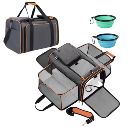 Pet's Hub Place, Transportin Gato Perro Peque&ntilde;o, Bolso, Peso M&aacute;ximo 7kgr, Tama&ntilde;o 48X31X31cm,...