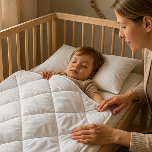 SOHYGGE - Juego de edredón Infantil 75x120 cm con Almohada 35x45 cm – para Cuna 60x120 – Ultra...