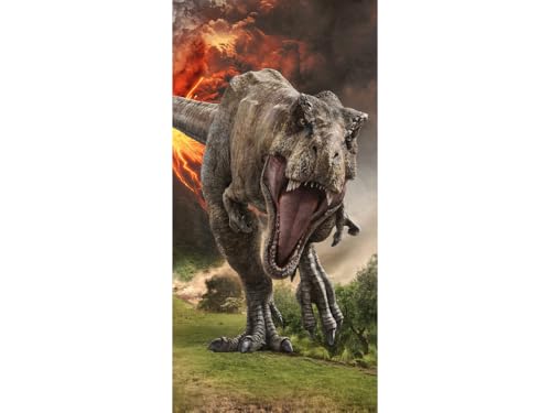 Jerry Fabrics Jurassic World Toalla de Ba&ntilde;o Toalla Playa 70 x 140cm