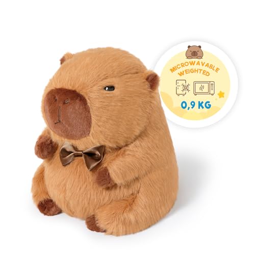 shownicer Coj&iacute;n de calor de peluche Capybara Calentar en el Microondas Coj&iacute;n de peluche c&aacute;lido...