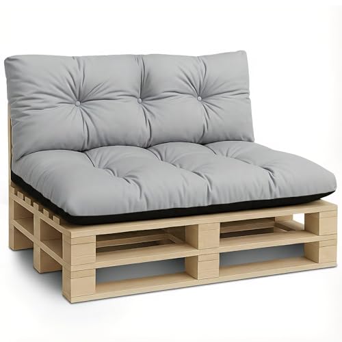 Amazinggirl Cojines para palets Exterior Coj&iacute;n de Asiento 120x80 cm - Cojin por Palet o Almohada...