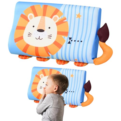 GAROMIA Almohada para Ni&ntilde;os 44 x 27 cm Almohada Infantil con Funda Coj&iacute;n Suave para Habitaciones