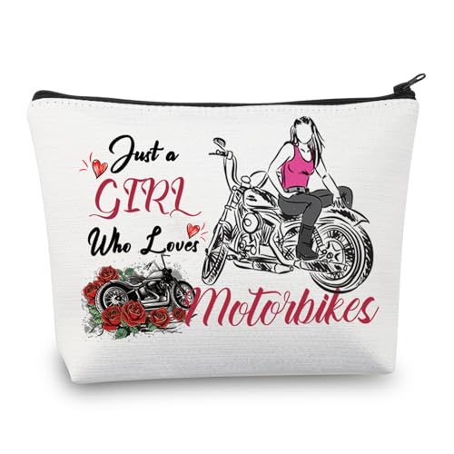 Bolsa de maquillaje para amantes de las motocicletas, regalos para amantes de las motocicletas,...