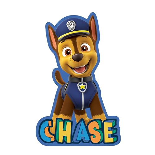 Herding Paw Patrol Chase Coj&iacute;n con Forma contorneada con dise&ntilde;o de La Patrulla Canina, Aprox. 33 x...