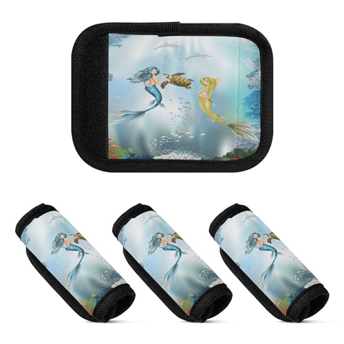 2 fundas para asa de equipaje, cojines, bolsas de viaje, identificador, etiquetas para viajes, mundo...