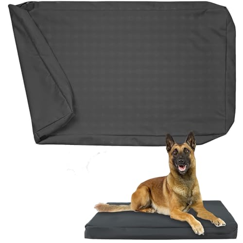 Exquilnova Fundas para camas de perros, funda de repuesto para cama de perros, funda impermeable y...
