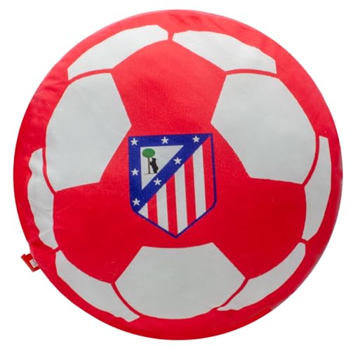 ms m&oacute;vil shop Coj&iacute;n Bal&oacute;n Atl&eacute;tico de Madrid Oficial | 40 cm Rojo | 100% Poli&eacute;ster | Suave y...