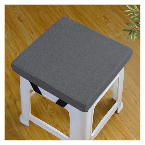 uyeoco Coj&iacute;n de Asiento Cuadrado con Lazos, 25/28/30/35/40/45/50cm Espesor de 5/8cm,Taburete de Bar...