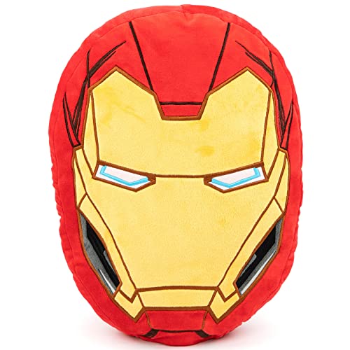 Jay Franco Marvel Avengers Iron Man Almohada Decorativa para Niños Cojín de Lujo con Formas