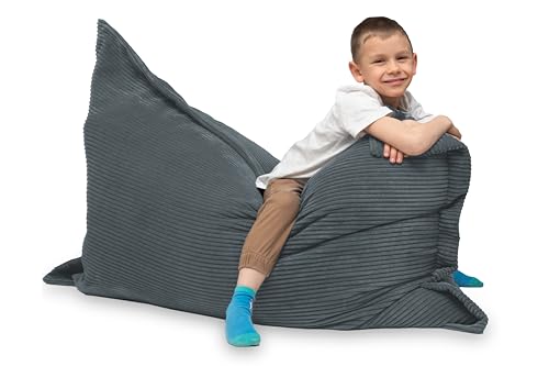 chilly pilley Puf De Pana Coj&iacute;n De Suelo Puf Relleno De Poliestireno Puf Gigante Material De...