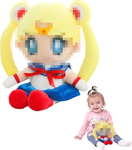 Sailor Moon Peluche, 25cm Anime Plush, Juguetes de Peluche, Peluche Dibujos Animados, Anime Doll...