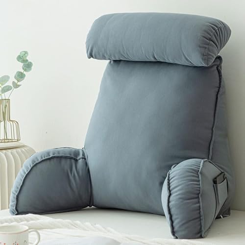 Stafeny Almohada Lectura Cama,Coj&iacute;n con Respaldo Apoyo Lumbar,con...