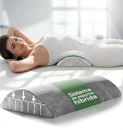 Well B4 Almohada Lumbar Ergon&oacute;mica, de Apoyo Lumbar para Cama y Sof&aacute;, al Estar Tumbado, Cojin para...