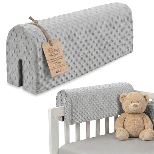 Totsy Baby Chichoneras Cuna Parachoques cunas Bebe 50 cm - Protector Anti caida y Golpe Espuma de...