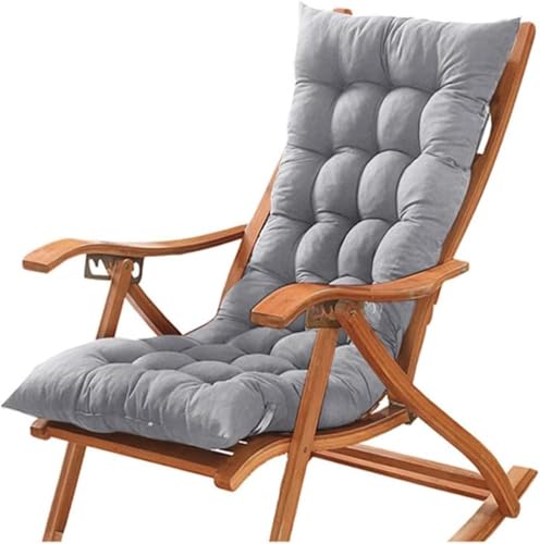 Cojín Reclinable para Tumbona, 120x48/150x48cm Cojines para Silla Mecedora, Exterior Reclinable...
