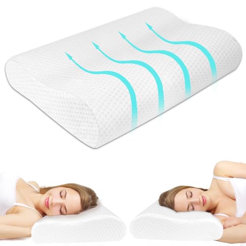 Ainiv Almohada Viscoelastica, Almohada Cervicales y Cuello, Almohada Cervical Ortopédica...