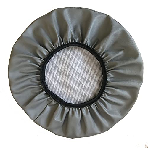 ZZDZW Funda Taburete Redondo Tela Lujosa, Impermeable de Cuero PU para Protector de Silla Fundas...