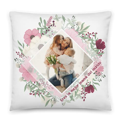 Kembilove Coj&iacute;n personalizado foto Madre &ndash; Regalo d&iacute;a de la madre original &ndash; Cojines...