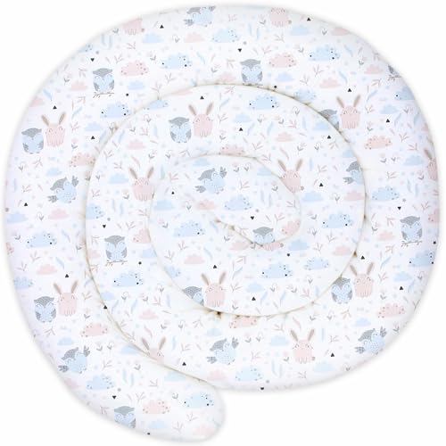 Totsy Baby Cojín Serpiente XXL Almohada de Cama Cojín de Lactancia Rollo de Cama Protector de...