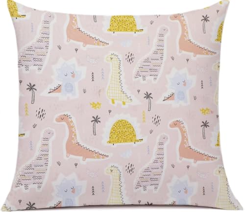 Funda de cojín decorativa para niños, 40 x 40 cm, 1 paquete de fundas de almohada para cochecito...