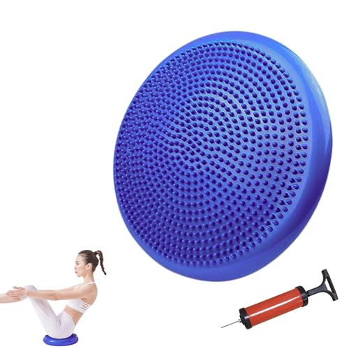 Coj&iacute;n de Equilibrio. Disco de Yoga, Pilates, Fitness Antideslizante de Aire. Almohada Inflable para...