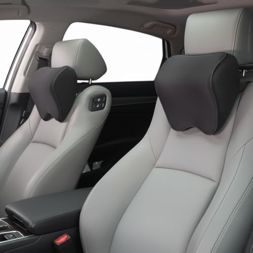 Alaoo Almohada Cervical para Coche,2PCSAlmohada Suave para Reposacabezas Autom&oacute;vil,Almohadas para...