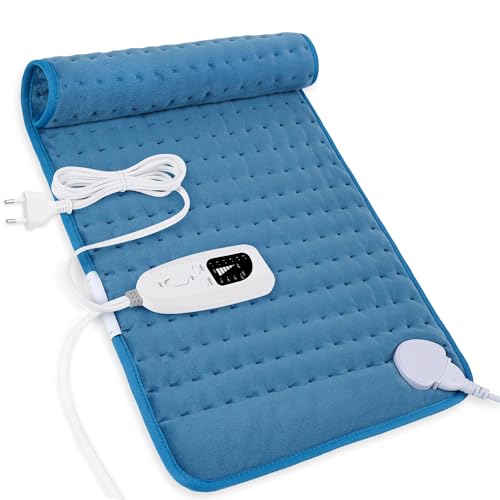 Manta Electrica Lumbar,Manta el&eacute;ctrica para espalda, cuello, hombros y vientre con funci&oacute;n de...
