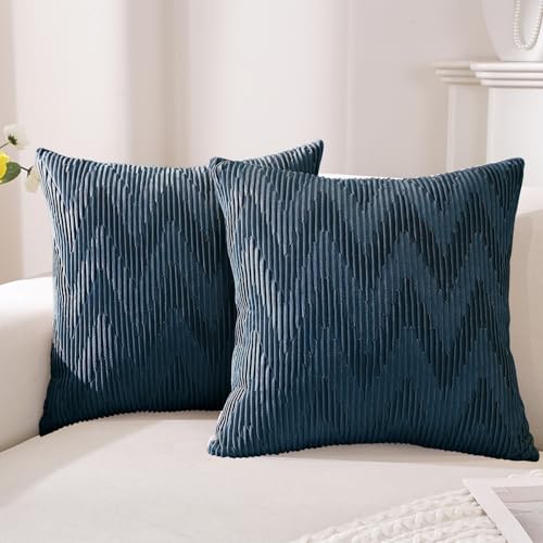 Ystyle Funda Cojin 45x45 (Juego De 2), Fundas Cojines Terciopelo Decorativas Geometr&iacute;a, Funda De...
